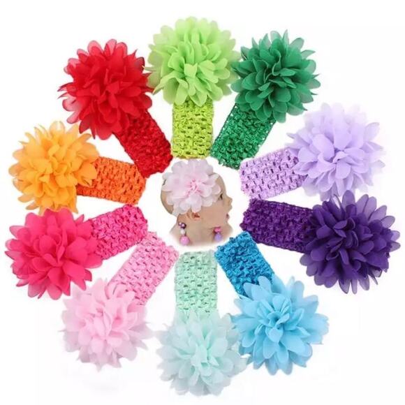 New two Baby girl headbands 0-5 - Picture 2 of 9